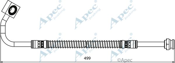 APEC BRAKING Тормозной шланг HOS4017